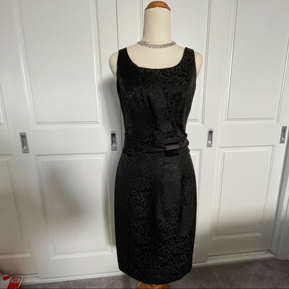 Vintage Lauren Ashley long black formal dress - Picture 3 of 8